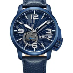 Police Men Dial & Leather Textured Straps Analogue Watch PLPEWGA0039502-picture-12