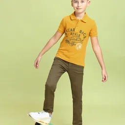U.S. Polo Assn. Kids Boys Printed Pure Cotton T-shirt-image-68