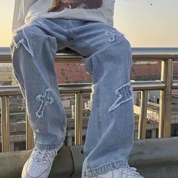 StyleCast x Revolte Men Relaxed Fit Light Fade Jeans-image-41
