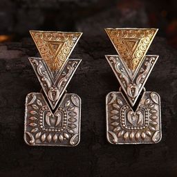 JAYPORE Contemporary Drop Earrings-image-52