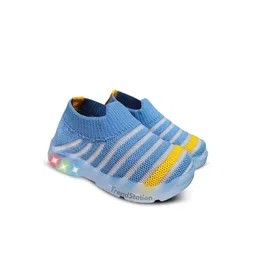 FootStation Boys Teal Canvas Slip-On Sneakers-image-93