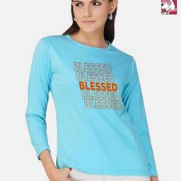 Metronaut Women 2 Printed Bio Finish Applique T-shirt-picture-18