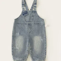 LULU & SKY Unisex Kids Denim Dungarees-31