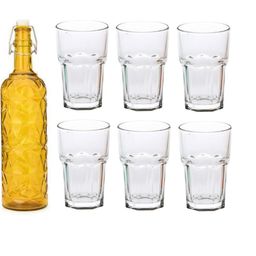 SOMIL Yellow Glass Airtight Can Bottle-image-38