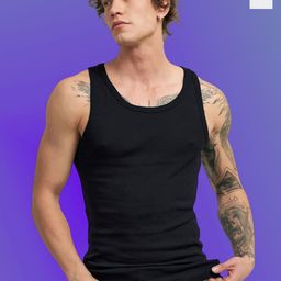 Uniplanet store Pack Of 2 Gym Vests VANumber UVM-PLC2-BLK-WHT-S-image-8