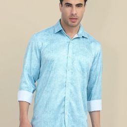 AMSWAN Men Floral Opaque Printed Casual Shirt-image-73