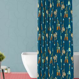 ArtzFolio Single Piece Waterproof Polyester Shower Curtain-54