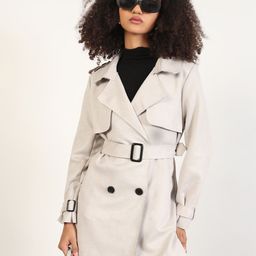 SHOWOFF Women Suede Windcheater Tailored Jacket-image-93