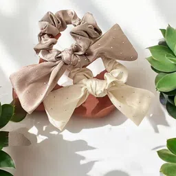 Blubby Unisex Set Of 4 Embellished Ponytail Holders image 4