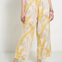 RANGMANCH BY PANTALOONS Women Printed Flared Trousers-image-66