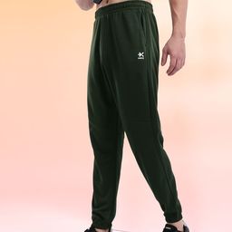 HRX by Hrithik Roshan Men Brand Logo Detail Rapid-Dry Training Joggers-picture-3