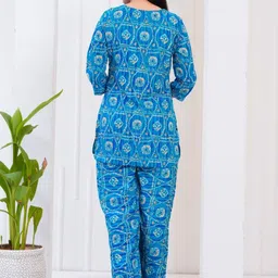 SAK JAIPUR Printed Tunic With Trouser Co-Ords image 5