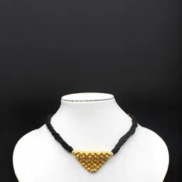 COLOUR OUR DREAMS Gold-Plated Brass Mangalsutra-20