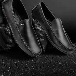 Woodland Men Formal Slip-On Shoes-26