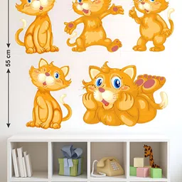 LANSTICK Yellow Printed Matte-Finished Splash-Proof Eco-Friendly Wallpaper-image-25