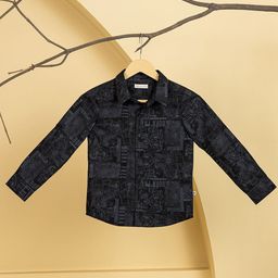 Purple United Kids Boys Opaque Printed Casual Shirt-image-34