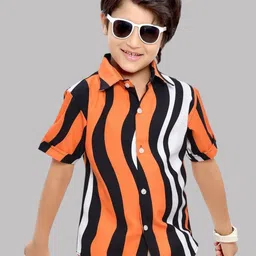 BAESD Boys Comfort Opaque Striped Casual Shirt-image-46