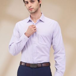 Park Avenue Men Spread Collar Micro Checked Cotton Formal Shirt-image-56