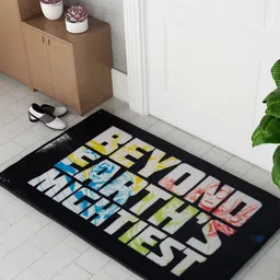Athom Living Black & RedBeyond Earth's Mightiest Printed Anti-Skid Doormats-37