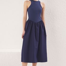 Trendyol Women Fit & Flare Midi Dress-image-59