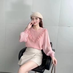 KPOP Women Round Neck Long Sleeves Top-image-44
