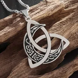 Bling Queen Silver-Plated Pendants With Chains-89