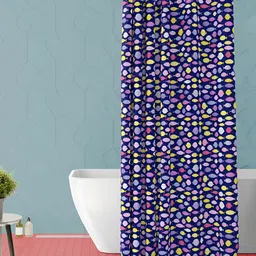 ArtzFolio Single Piece Waterproof Polyester Shower Curtain-40