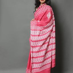 Pinkcity Trade World Geometric Printed Pure Cotton Saree-image-54