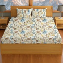 IVAZA Maroon Queen Bedsheets-image-63