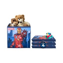 YK Navy Blue & Red 4 Pieces Marvel Ironman Printed Multi-Utility Organisers-image-20