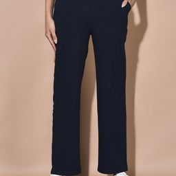 FFU Women Cotton Classic Regular Fit Trousers-image-11