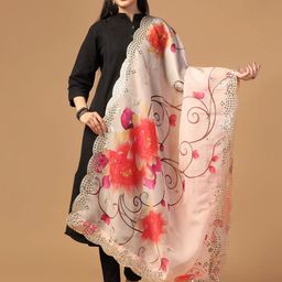 Kaizen TEXO FAB Printed Organza Dupatta image 1