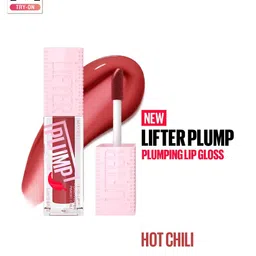 Maybelline New York Lifter Plump Long Lasting Lip Gloss 5 ml - Hot Chili 06-33