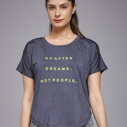MKH Women Typography Printed Dri-FIT T-shirt-49