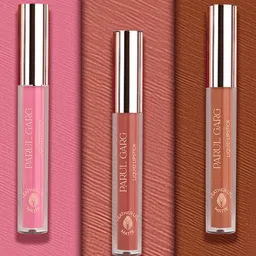 Parul Garg Set Of 3 Simply Subtle Liquid Lipstick - 2.5 ml Each - Shade No - 33 - 10 - 55-12