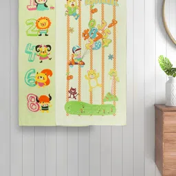 Myntra Elegant Homes Kids Yellow & Green 2 Pieces Printed Cotton 420 GSM Bath Towels-25