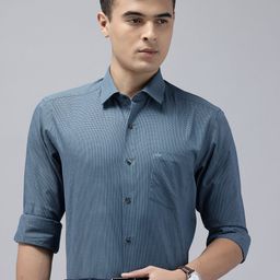 Arrow Manhattan Slim Fit Micro Ditsy Printed Pure Cotton Formal Shirt-picture-44