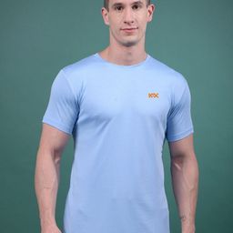 KEX Men Brand Logo Printed Round Neck Regular Fit T-shirt-image-11