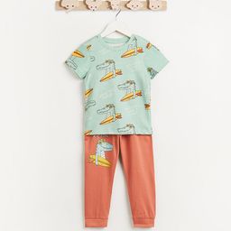 Juniors by Babyshop Boys Printed Pure Cotton T-shirt With Pyjamas-picture-12