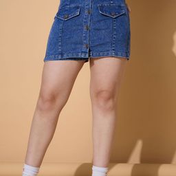 Noh.Voh - SASSAFRAS Kids Girls Denim Skorts-image-24