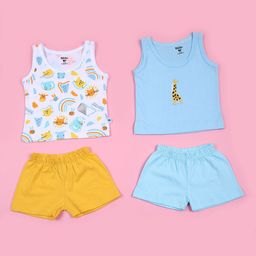 V-Mart Boys Printed T-shirt with Shorts-picture-46