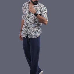 STITCH MONKEY Men Comfort Opaque Printed Casual Shirt-image-92