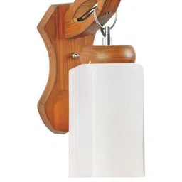 Somil Premium Designer Glass Wall / Night Lamp Elegant & Stylish Dcor Accent for Modern Interiors, color- White, Size:- 18.5 X 22.5 X 32.5 CM-image-33