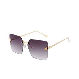 HASHTAG EYEWEAR Women Square Sunglasses With UV Protected Lens RL-190722-GRY--25