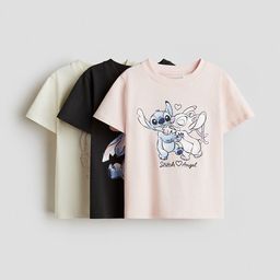 H&M Girls 3-Pack Printed Jersey Tops-picture-12