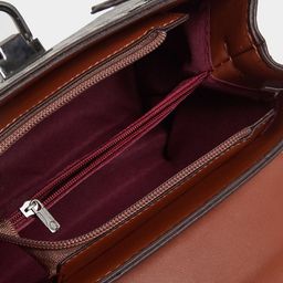 Styli Women Checked Crossbody Satchel Bag image 3