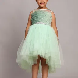 Toy Balloon kids Girls Embellished Net Fit & Flare Dress-image-38