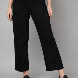 Zaahii Women Straight Fit High-Rise Mildly Distressed Jeans-image-20