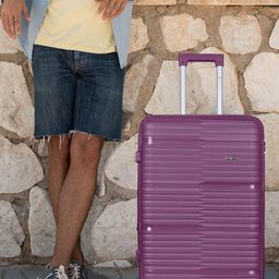 Polo Class Set Of 2 With Vanity Textured Hard-Sided Trolley Suitcases-image-49
