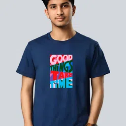 TeeSlix Unisex Blue Tshirts-image-63